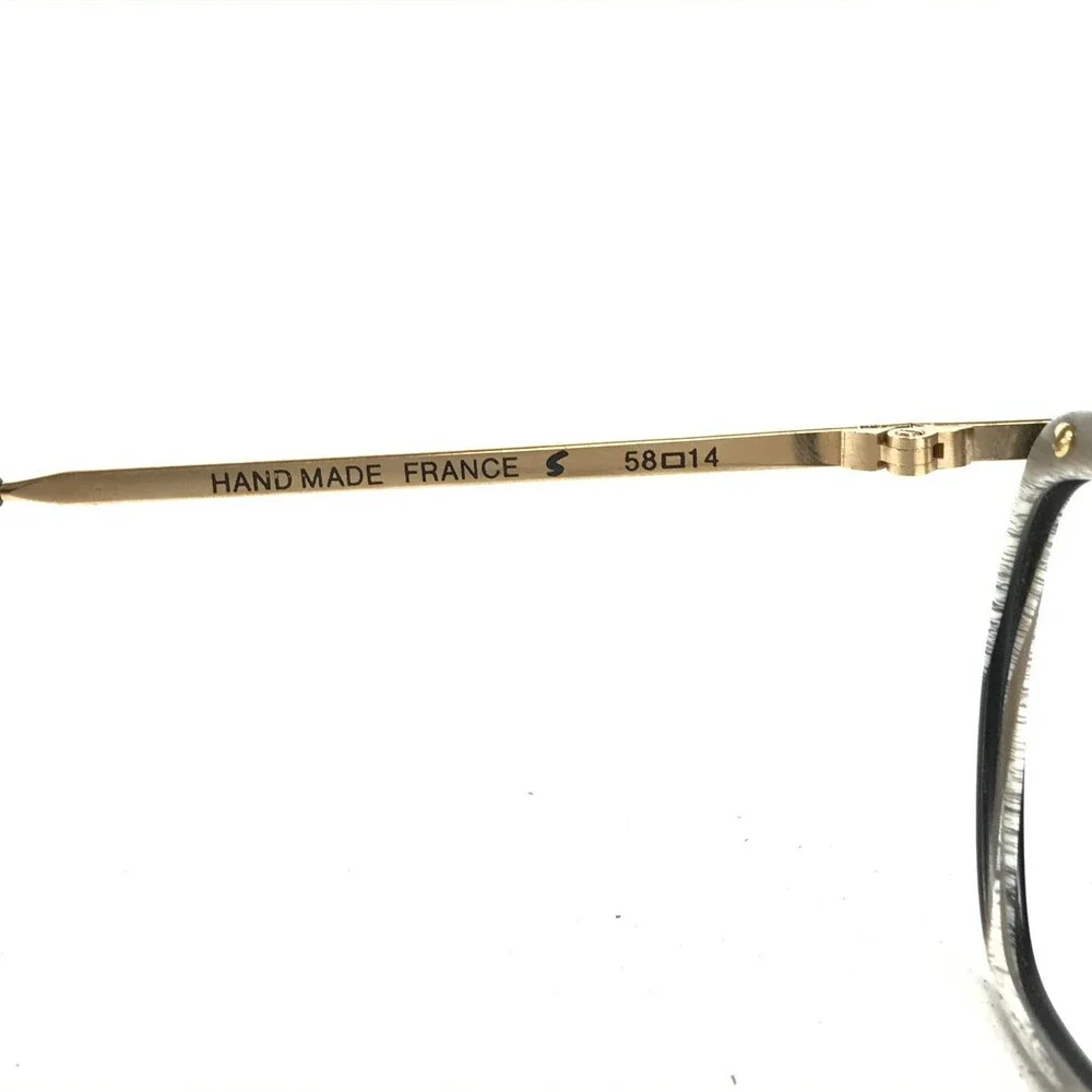 Cerruti 1881 2905 CN Eyeglasses Frames Black Gray Gold Square Full Rim 58-14-125